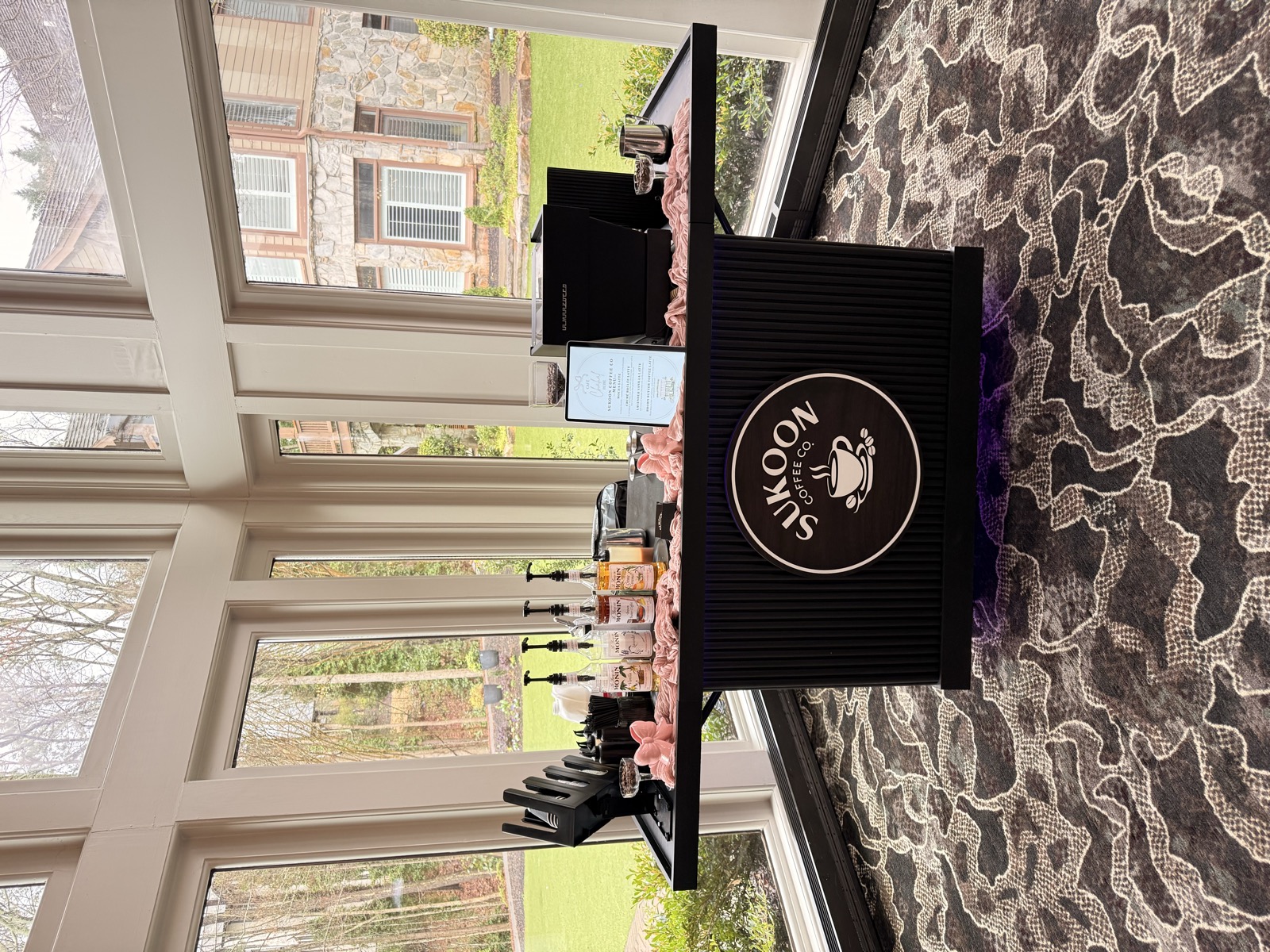 Sukoon Coffee Co. mobile coffee cart at an event